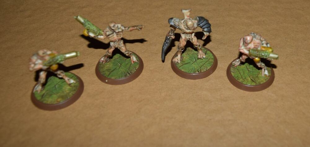 Vtg Heroscape Marro Warriors Utgar Unique Squad Lot of 4 no card